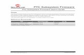 PTC Subsystem Firmware User's Guide · 2018-04-27 · PTC Subsystem Firmware PTC Subsystem Firmware User's Guide Scope This User's Guide introduces the PTC (Peripheral Touch Controller)