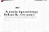 Anticipating black swans - SID · 2016-11-04 · have called them “black swan” events – unprecedented and unexpected, just like how amazing it is to find a black swan in a flock
