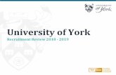 University of York - IHR...Recruitment Review OCT DEC JAN FEB MAR APR 2019 MAY JUN JUL AUG SEPT NOV Lorem ipsum Lorem ipsum Lorem ipsum Lorem ipsum Lorem ipsum LOREM 2018 OCT NOV DEC