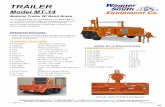 TRAILER - Wagner-Smith Equipment material... · argo CapacityC 10,700 lbs. RGVW 13,020 lbs. WRGA 12,682 lbs. ongue Weight (empty)T 340 lbs. The WAGNER-SMITH EQUIPMENT CO. Model MT-14
