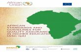 AfricAn GuidelineS for QuAlity ASSurAnce in HiGHer ......2 This document is available under license: CC BY-NC-ND 4.0 license (Attribution-NonCommercial-NoDerivatives 4.0 International)