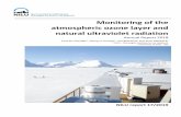 Monitoring of the atmospheric ozone layer and natural ...€¦ · Monitoring of the atmospheric ozone layer and natural ultraviolet radiation Annual Report 2018 Tove M. Svendby1,
