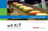 Unidrive M100 - CSE Uniserve | CSE-Uniserve | Home · 2019-04-18 · Unidrive M100’s compact drive dimensions are among the smallest in class at every power rating. M101 - potentiometer