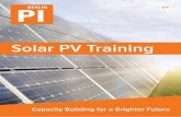 Solar PV Training - PI Berlin · Dipl.-Ing. Asier Ukar Technical due diligence PV deployment in new markets Technical design of PV plants Field inspection and trouble shooting Provisional