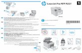 3.1 LaserJet Pro MFP M227 1 3.2 2. 2 - English · 2016-11-03 · tingkat tegangan printer. Tingkat tegangan tercantum pada label printer. Printer menggunakan 100-127 Vac atau 220-240