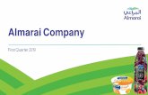 Almarai Company...Market Share • Almarai market share is stable in most categories in KSA on MAT basis. • Most of the categories, Almarai stands at #1 position in the KSA market.