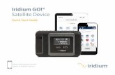 Iridium GO!® Satellite Device · 2020-02-17 · 6 Iridium GO! Quick Start Guide Step 1: Set Up Your Iridium GO! Device Insert the SIM Card 1. Remove the battery cover with a flat