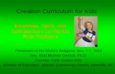 Creation Curriculum for Kidsfaithseekerkids.com/wp-content/uploads/2018/11/Creation... · 2018-11-02 · Creation Curriculum for Kids Parliament of the World’s Religions: Nov. 1-7,