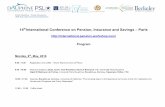 Program international pension version 27avril 2016€¦ · Chair: Danièle Lajoumard, Head of Internal Audit of the French Ministries of Economy and Finance Marie-Pierre Calmel, ‘Financial