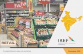 RETAIL - ibef.org · 4 Retail For updated information, please visit EXECUTIVE SUMMARY. Revenue from online retail in India (US$ billion) FMCG market in India (US$ billion) Source: