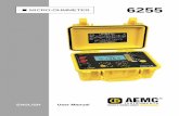 MICRO-OHMMETER 6255MICRO-OHMMETER 6255 . Statement of Compliance ... several advantages: Long battery charge life for a limited volume and weight. ... batteries must be entrusted to