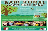 Bari ATHB OneSheet FINKORAL ROCK BAND "The "IT" girl of kids/family music" "Blockbuster Children's Bari's previous release Entertainment" Anna and the Cupcakes was featured as one