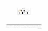 Luxe Interiors + Design presents our 2015 GOLD LIST · 2015-01-23 · Luxe InterIors + DesIgn presents our 2015 GoLD LIst: a hIGh-styLe GuIDe to the Great taLents of our InDustry;