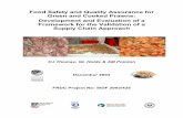 Food Safety and Quality Assurance for Green and Cooked ... · (APIA) Code of Practice for food safety and shelf life across the supply chain for cooked prawns as a model for crustacean