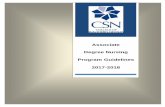 Associate Degree Nursing Program Guidelines 2017 …• NURS 125 Pharmacology for Nursing Practice 2 cr. Second Semester • NURS 115 Medical-Surgical Nursing 1 6.5 cr. • NURS 243