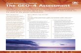 Global Environment Outlook The GEO-4 Assessment · 2009-10-07 · GEO-4 Background The Global Environment Outlook process has over the years produced a series of global integrated