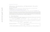 MinimaxEstimationofQuadraticFourier Functionals BHARATH K. SRIPERUMBUDUR … · 2018-09-05 · 4 Singh, Sriperumbudur, and Po´czos Example 1. In the “unweighted” case where az