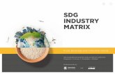 SDG INDUSTRY MATRIX · 2020-03-26 · Take steps to measure, reduce and report climate exposure and set measures of accountability for all parties involved in supply chains Enhance