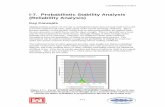 I-7. Probabilistic Stability Analysis (Reliability Analysis) · 2020-01-25 · Last Modified 3/17/2015 I-7-1 I-7. Probabilistic Stability Analysis (Reliability Analysis) Key Concepts