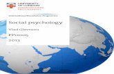 Social psychology - Library Management System · 2017-08-22 · What is social psychology? Social psychology is a discipline concerned with individuals as social beings. This means