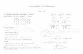Reference Sheet for C112 Hardware - GitHub · Reference Sheet for C112 Hardware Autumn 2016 1 Boolean Algebra, Gates and Circuits Basic Operators Precedence : ... Time Dependent Behaviour
