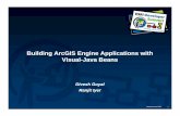 Building ArcGIS Engine Applications with Visual-Java Beans · Overview of ArcGIS Engine Java • Java SDK for developing cross platform desktop GIS Applications. • Collection of