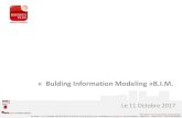 « Bulding Information Modeling »B.I.M.pepiniere-bourgestechnopole.fr/wp-content/uploads/2017/10/BIM_AG… · Sketchup Pro et Tekla (BIM award 2016) de Trimble AECOSim Building Designer