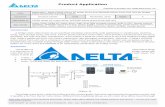 Product Application - Delta Electronics ... Product Application Industrial Automation BU, Delta Electronics, Inc. - 1 - With solid experience and advanced technology, Delta’s IABU