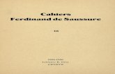 Cahiers Ferdinand de Saussure€¦ · 6 Cahiers Ferdinand de Saussur 1e6 (1959) anüdapibanta en anüdajripata dans le s deux passage dsu Öatapatha- Brâhmana 23. W. Schulz pouvaie