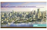 DB Realty Limited –Corporate Presentation Presentation Q3 FY 2013.pdf · Mr. Chirstopher Gomes, VP Architecture: Mr. Gomes was previously associated with Mahindra Gesco Developers