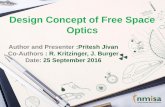 Design Concept of Free Space Opticsnla.org.za/webfiles/conferences/2016/Presentations/Monday... · 2016-10-23 · What is Free Space Optics (FSO) •Interchangeably known as Free