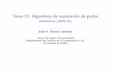 Tema 21: Algoritmos de exploraci ...jalonso/cursos/i1m-09/temas/tema-21.pdf · Tema 21: Algoritmos de exploración de grafos Informática(2009–10) JoséA.AlonsoJiménez Grupo de