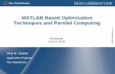 MATLAB Based Optimization Techniques and Parallel Computing · MATLAB Based Optimization Techniques and Parallel Computing Bratislava June 4, 2009. 2 Introduction Local and Smooth