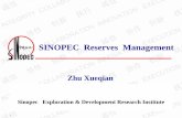 SINOPEC Reserves Management - reserves re-estimation, accounting, clearing, and recoverable reserves;