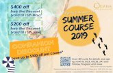 $200 off - CANA Elite...$400 off Early Bird Discount (valid till 15th May) $200 off Early Bird Discount (valid till 15th June) Scan QR code for details and sign up now! IB, GCE, IGCSE,