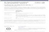 EC-Type Examination Certificate FORCE -- - Marine ... · EC-Type Examination Certificate FORCE--------- Marine Equipment - Module B Certification --Certificate No. DK-0200-MarED-OOl