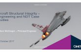 Aircraft Structural Integrity – Engineering and NDT Case ... · NDT&CT = Inspections requiring NDT&CT Development 0 USN/RCAF 1 RAAF Gen. 0 NDT&CT 0 USN/RCAF 2 RAAF Gen. 0 NDT&CT