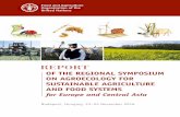 Report on the Regional Symposium on agroecology …Report of the Regional Symposium on Agroecology or Sustainale Agriculture and Food Systems for Europe and Central Asia EXECUTIVE