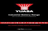 The world’s leading battery manufacturer · To help with battery selection, and due to different application and operational requirements, every Yuasa industrial battery has been