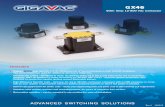 GIGAVAC GX46, EPIC High Power DC Contactor...5 Contactor can operate up to 125 C in special cases - contact GIGAVAC for details. 6 Contactor has two coils. Both are used for pick-up,