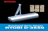 D-3550 series Door Closers utilize R14 high silicon Aluminum alloy, a high specification alloy developed for the automotive industry, whose exacting standards of quality and durability
