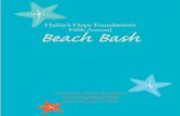 Hailey’s Hope Foundation’s Beach BashFifth Annual … · Hailey’s Hope Foundation’s Fifth Annual. Beach Bash. Cocktail & Dinner Reception. to benefit families with premature