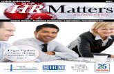 SHRM Jacksonville 2017 HR Matters...and SHRM will reward the chapter! SHRM E-Learning See page 9 This holiday season, I would like to say how thankful I am for each of you and for
