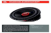 10 (250mm) and 12 (300mm) high-performance car audio ... · 10" (250mm) and 12" (300mm) high-performance car audio subwoofers Features and Beneﬁ ts SSI™ (Selectable Smart Impedance)