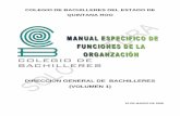DIRECCION GENERAL DE BACHILLERES (VOLUMEN 1)cobaqroo.edu.mx/Libros/MANUALES/MANUAL ESPECIFICO DE... · 2017-02-07 · Acuerdo 286 para certificación de bachillerato, publicado en