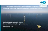 Offshore Wind Energy Development in Germany Historical ... · 10/18/2016  · Offshore Wind Energy Development in Germany – Historical Overview, Current Challenges and Lessons Learnt