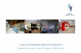 ADYA INTERIORS PRIVATE LIMITED • · 2018-03-03 · At Adya Interiors we understand how important it is to invest time in getting to know you and your business so we can deliver