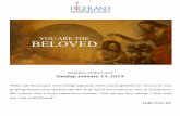 YOU ARE THE BELOVED - Highland Presbyterian …...making us part of the body of Christ. We confess that we remain preoccupied with ourselves, separated from sisters and brothers in