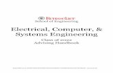 Electrical, Computer, & Systems Engineering...ELECTRICAL & COMPUTER SYSTEMS ENGINEERING UNDERGRADUATE BOOKLET 06/29/18 3 Computer and Systems Engineering Computer and Systems Engineering