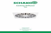 Ceiling Diffuser - SCHAKOCeiling Diffuser IDA 02/04 - 3 Construction subject to change. No return possible! Version: 20.09.2019 Description Electrically adjustable ceiling diffusers